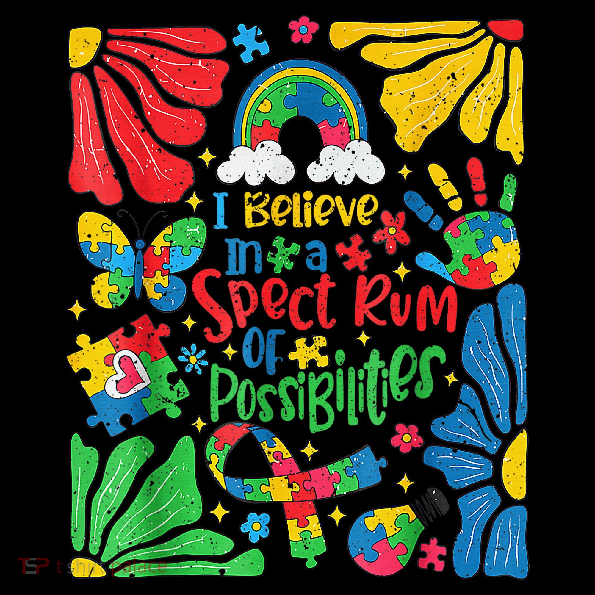 I Believe In A Spectrum Of Possibilities Autism Awareness Coffee Mug
