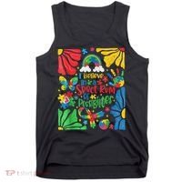 I Believe In A Spectrum Of Possibilities Autism Awareness Tank Top thumb 0