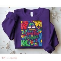 I Believe In A Spectrum Of Possibilities Autism Awareness Sweatshirt thumb 2