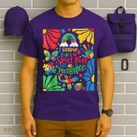 I Believe In A Spectrum Of Possibilities Autism Awareness T-Shirt thumb 6