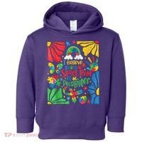 I Believe In A Spectrum Of Possibilities Autism Awareness Toddler Hoodie thumb 0