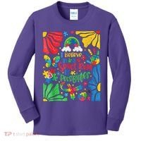 I Believe In A Spectrum Of Possibilities Autism Awareness Kids Long Sleeve Shirt thumb 0
