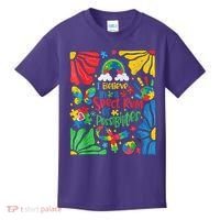 I Believe In A Spectrum Of Possibilities Autism Awareness Kids T-Shirt thumb 0