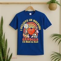 I Believe In Holding Grudges Ill Heal In Hell Rainbow Heart T-Shirt thumb 2