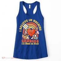 I Believe In Holding Grudges Ill Heal In Hell Rainbow Heart Women's Tank Top thumb 0