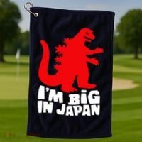 I'm Big In Japan Golf Towel thumb 1
