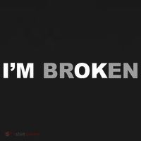 I'm Broken, I'm Ok Inspirational Apron thumb 3