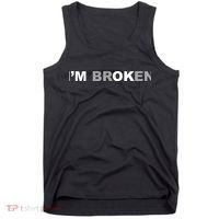 I'm Broken, I'm Ok Inspirational Tank Top thumb 0
