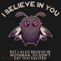 I Believe In You But I Also Believe In Mothman Funny Cryptid Kids Sweatshirt thumb 2