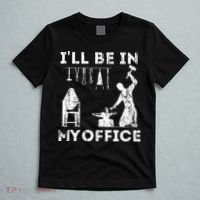 Ill Be In My Office Forging Blacksmith Forge Tools T-Shirt thumb 5
