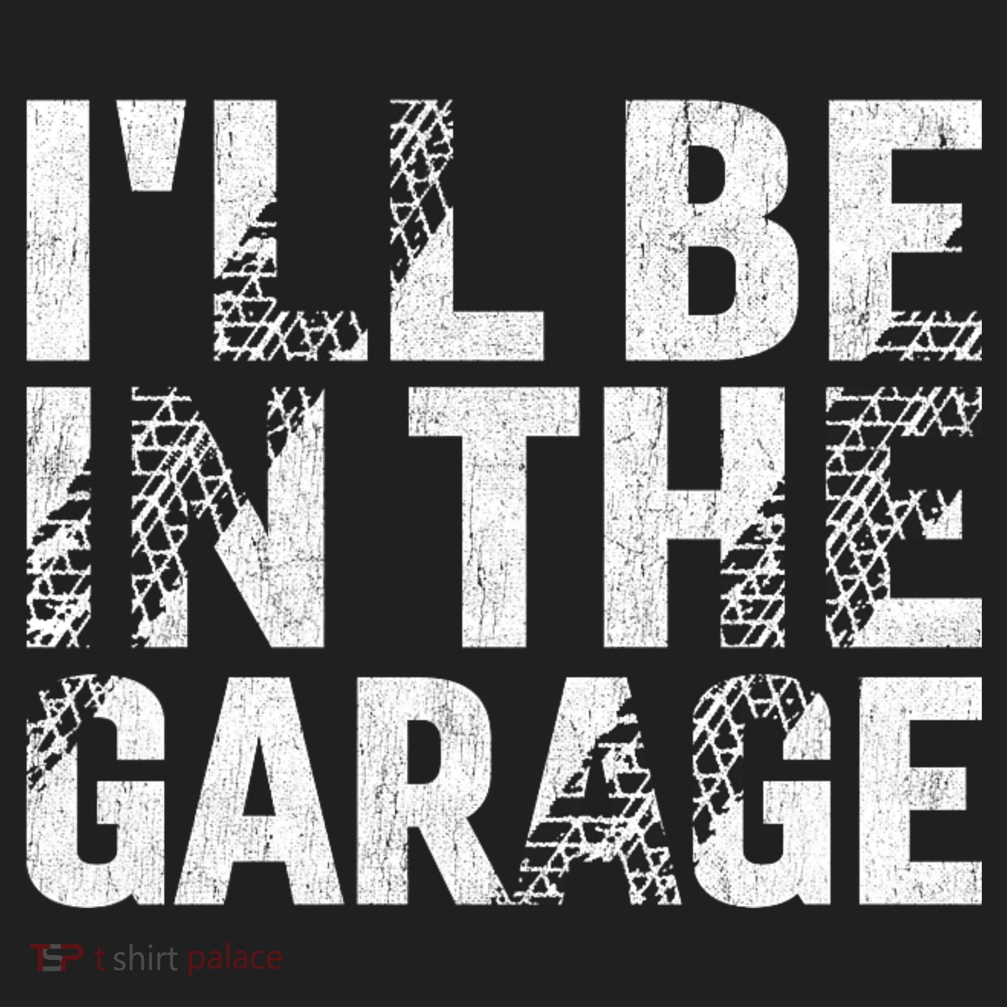 ILl Be In The Garage Dad Car Mechanic Garage Fathers Day Golf Towel