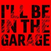 ILl Be In The Garage Dad Car Mechanic Garage Fathers Day Santa Hat thumb 1