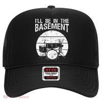 I'll Be In The Basement Drum Set Drumming Drummer Hat thumb 0