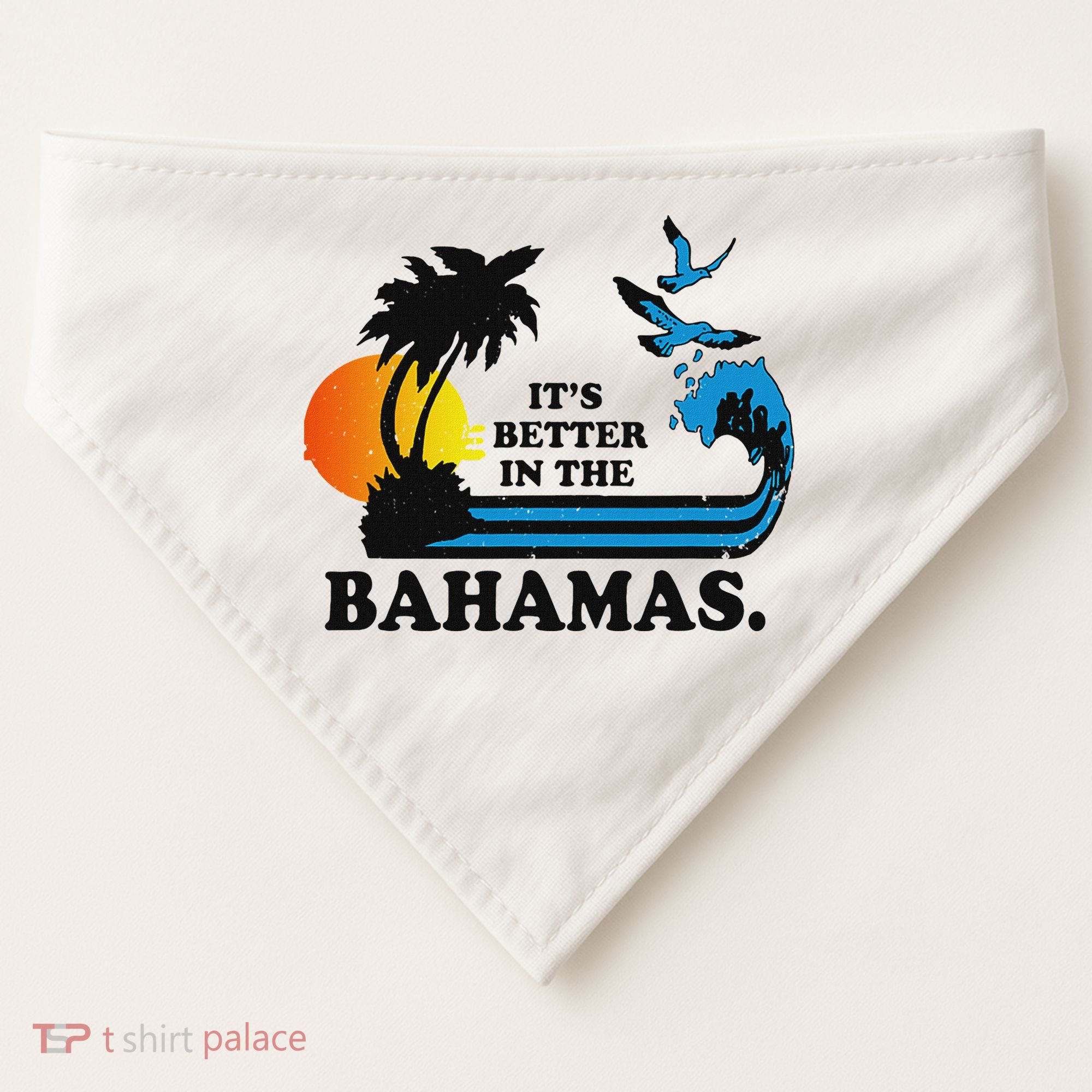 ItS Better In The Bahamas USA-Made Doggie Bandana