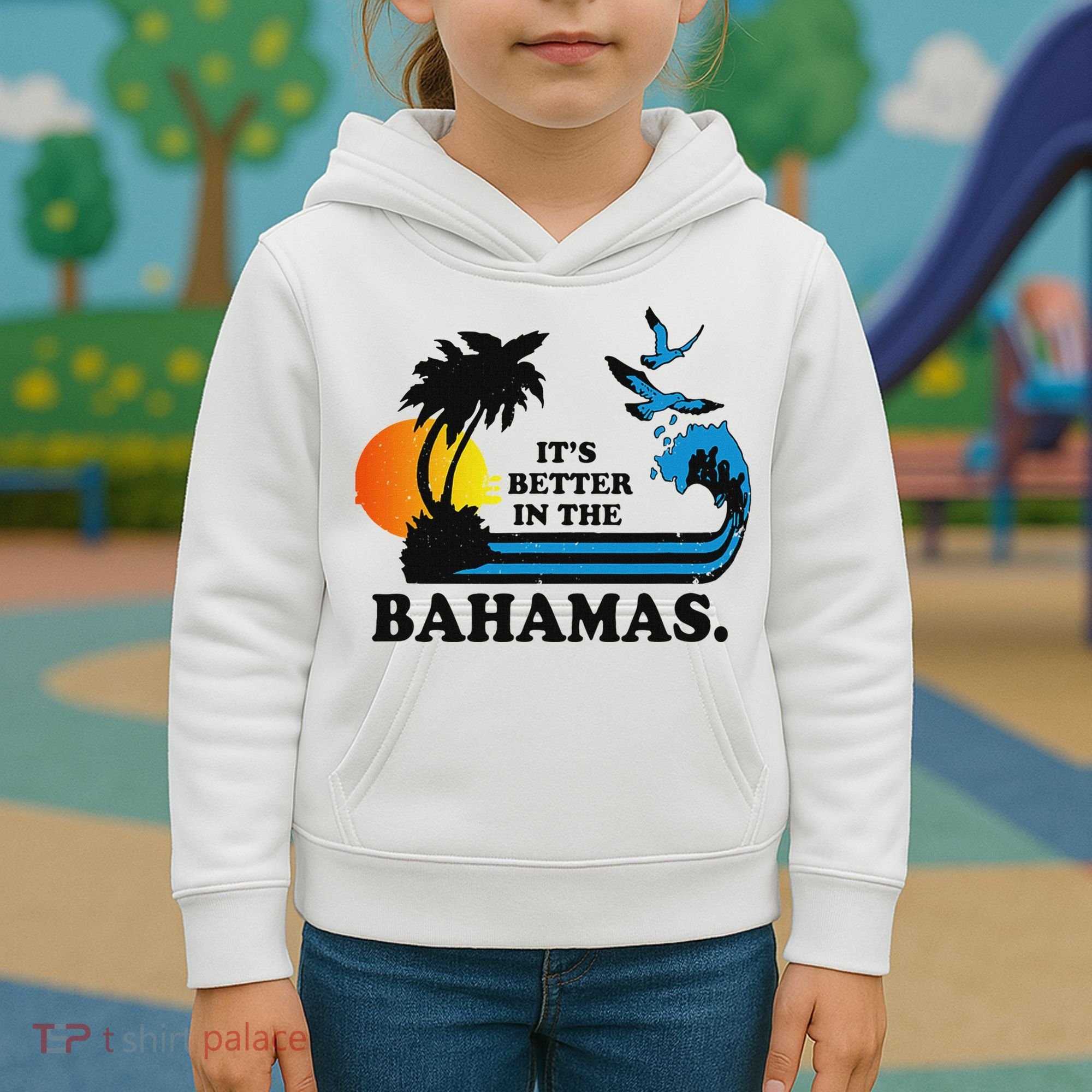 ItS Better In The Bahamas Kids Hoodie