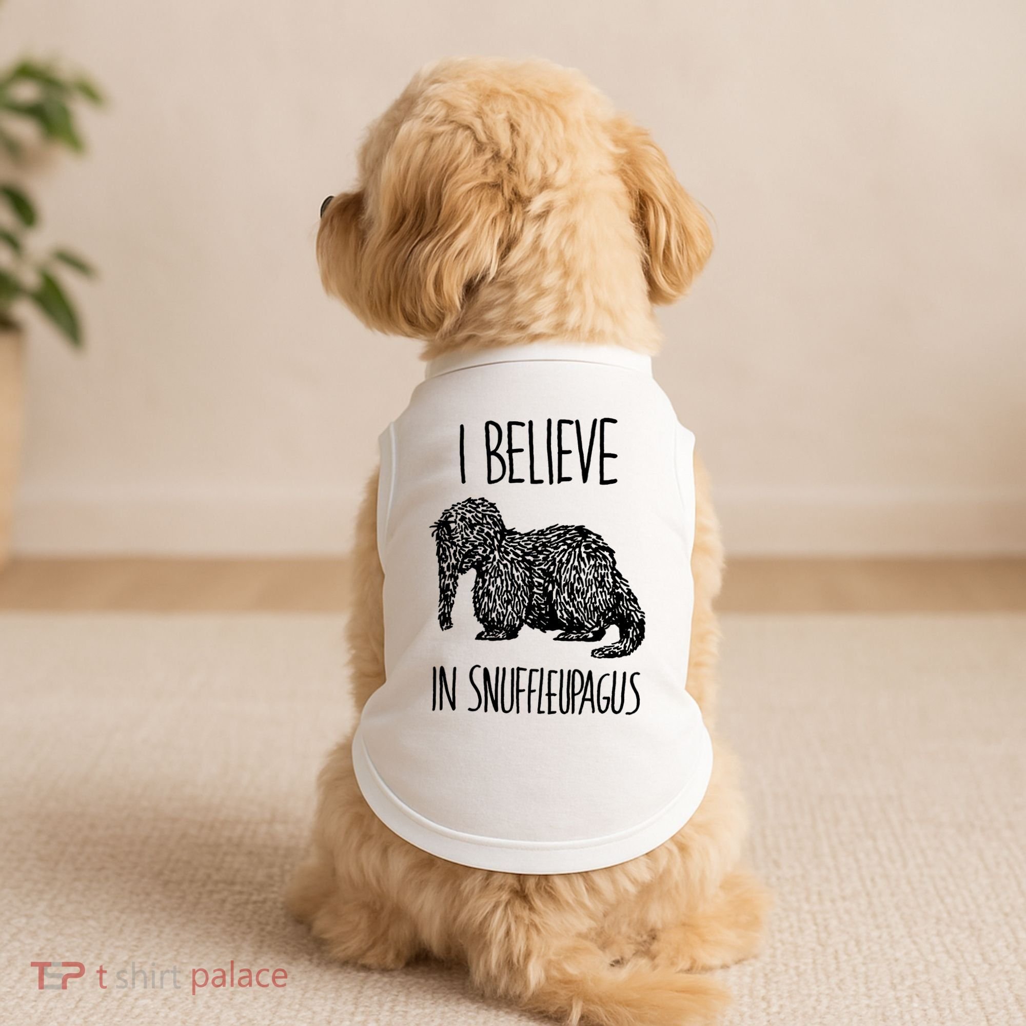 I Believe In Snuffleupagus Doggie Tank