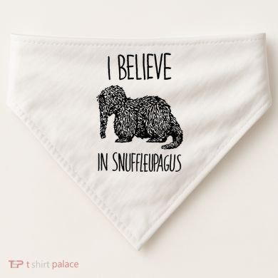 I Believe In Snuffleupagus USA-Made Doggie Bandana