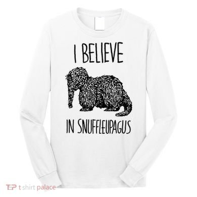I Believe In Snuffleupagus Long Sleeve Shirt