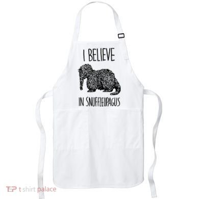 I Believe In Snuffleupagus Apron