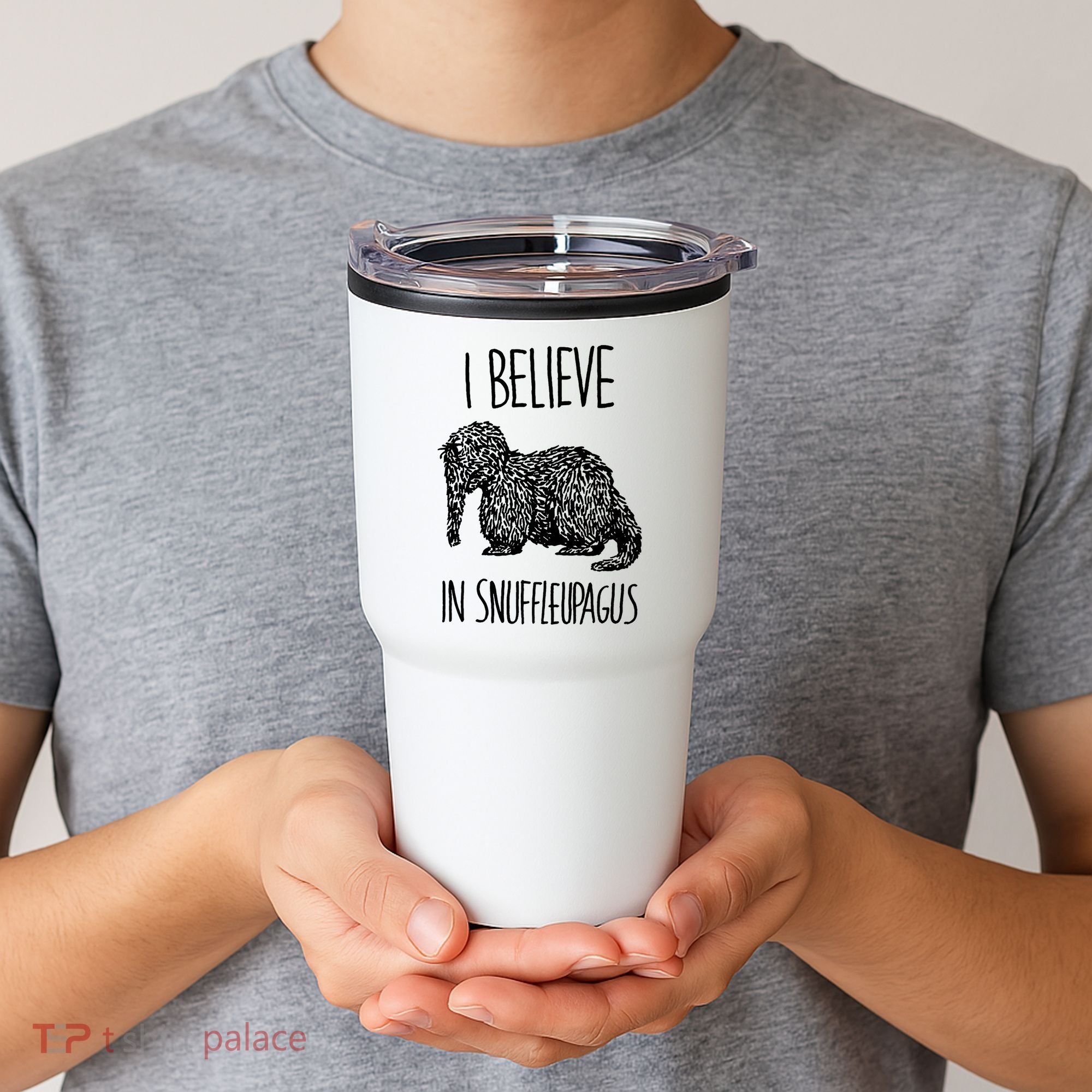 I Believe In Snuffleupagus Tumbler