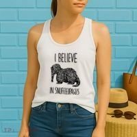 I Believe In Snuffleupagus Women's Tank Top thumb 2