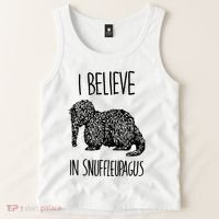 I Believe In Snuffleupagus Tank Top thumb 2