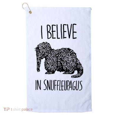 I Believe In Snuffleupagus Golf Towel
