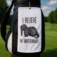 I Believe In Snuffleupagus Golf Towel thumb 2