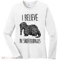 I Believe In Snuffleupagus Women's Long Sleeve Shirt thumb 0