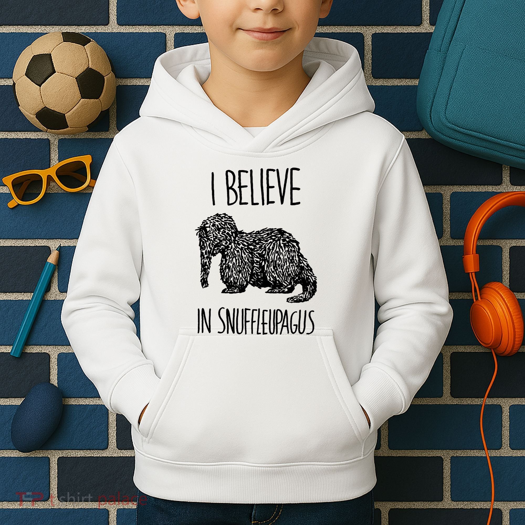 I Believe In Snuffleupagus Kids Hoodie