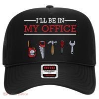 Ill Be In My Office Funny Handyman Woodworking Gift Ideas Hat thumb 0