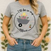 I'll Be In My Office Garden Funny Distressed Gardening Women's T-Shirt thumb 2