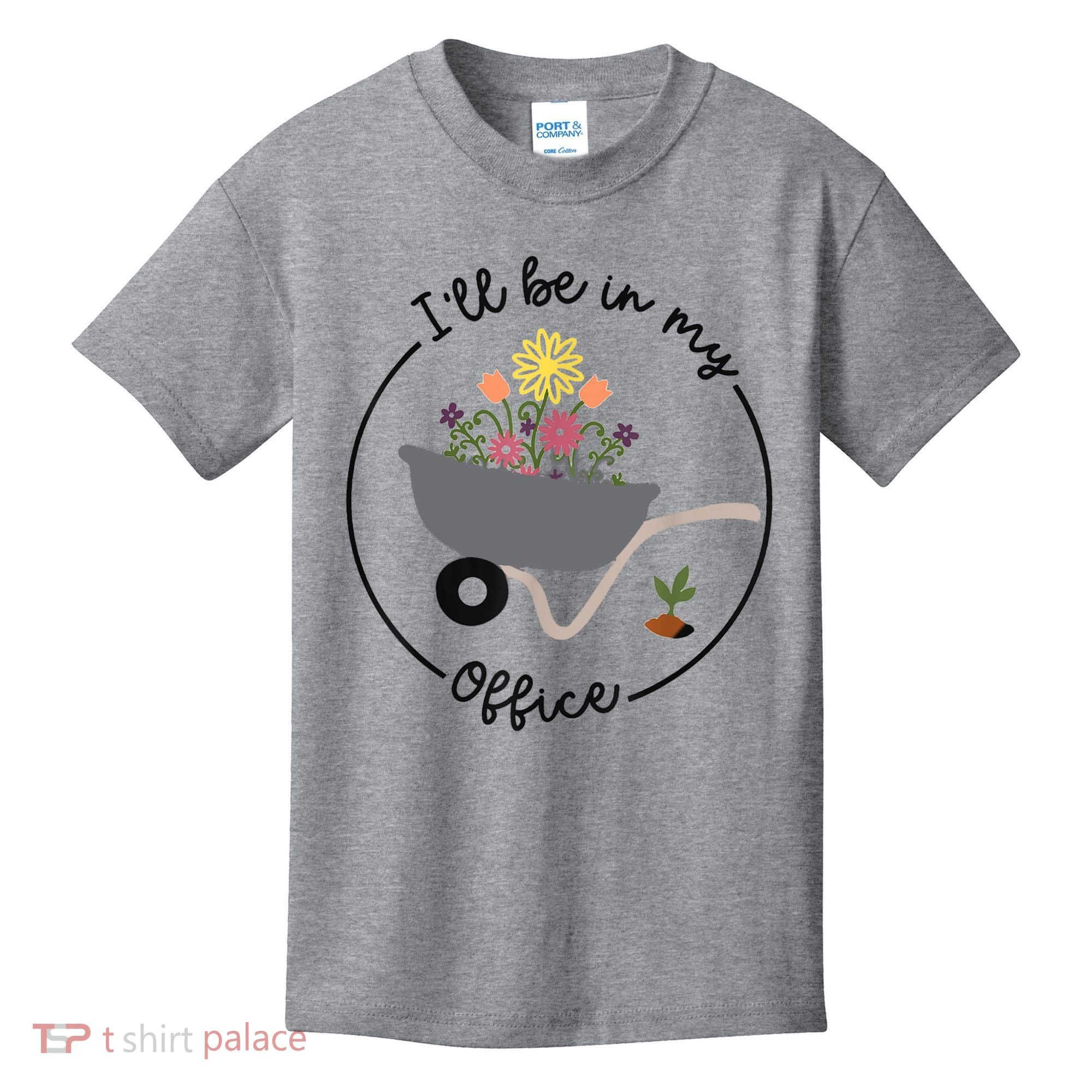 I'll Be In My Office Garden Funny Distressed Gardening Kids T-Shirt