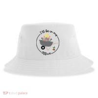 I'll Be In My Office Garden Funny Distressed Gardening Sustainable Bucket Hat thumb 0