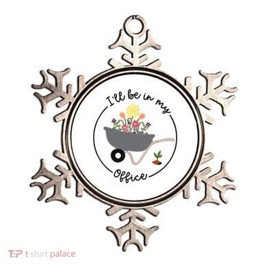 I'll Be In My Office Garden Funny Distressed Gardening Ornament