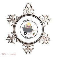 I'll Be In My Office Garden Funny Distressed Gardening Ornament thumb 0