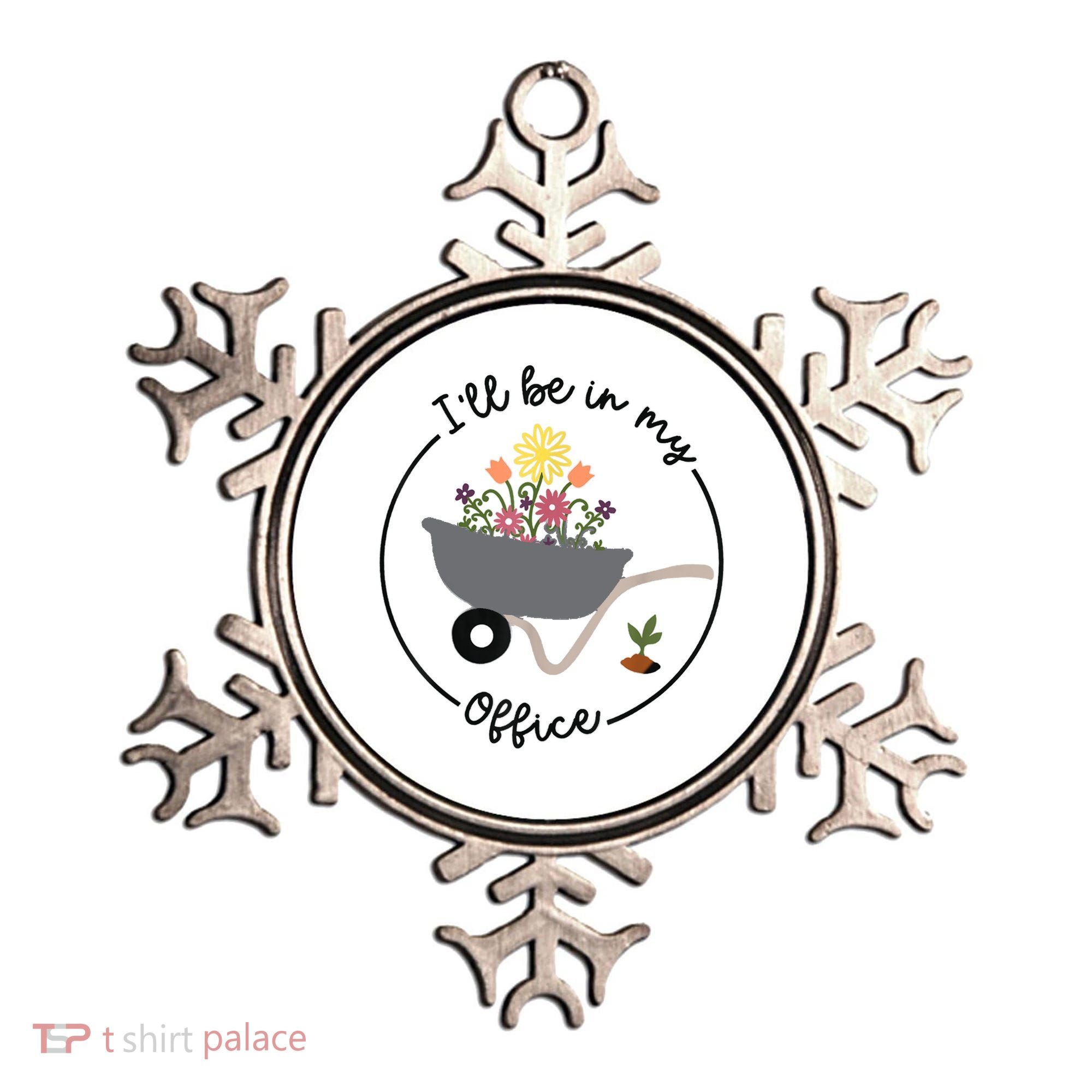 I'll Be In My Office Garden Funny Distressed Gardening Ornament