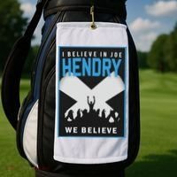 I Believe In Hendry Joe We Believe Golf Towel thumb 2