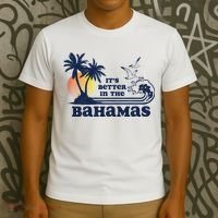 It's Better In The Bahamas Vintage 80s 70s Graphic T-Shirt thumb 3