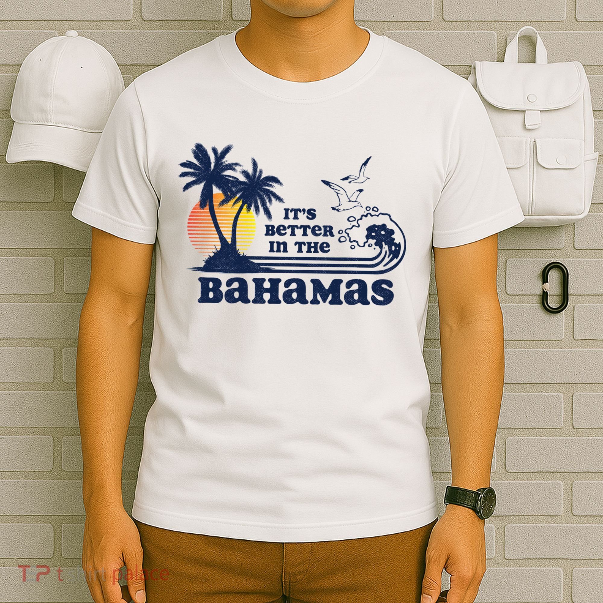 It's Better In The Bahamas Vintage 80s 70s Graphic T-Shirt