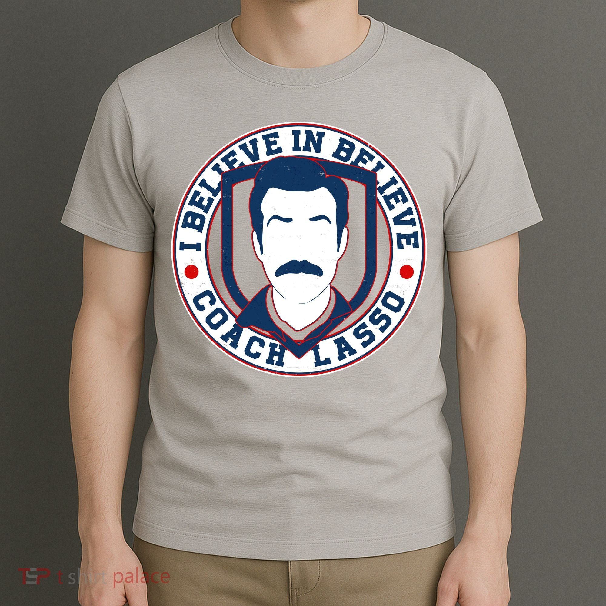 I Believe In Believe Coach Lasso Emblem T-Shirt