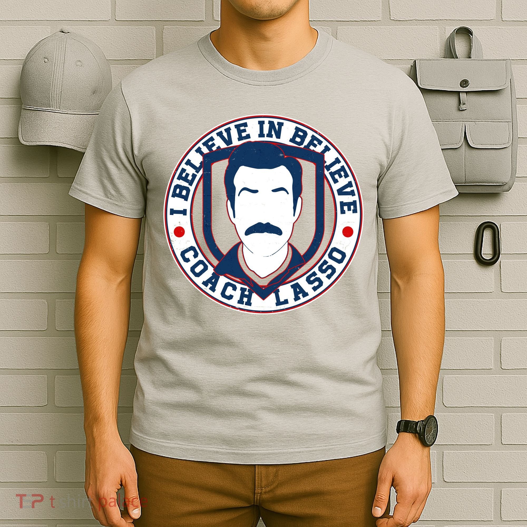 I Believe In Believe Coach Lasso Emblem T-Shirt