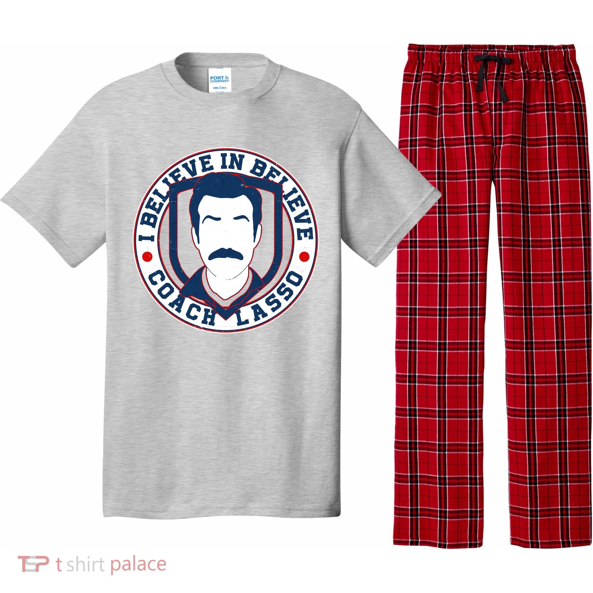 I Believe In Believe Coach Lasso Emblem Pajama Set