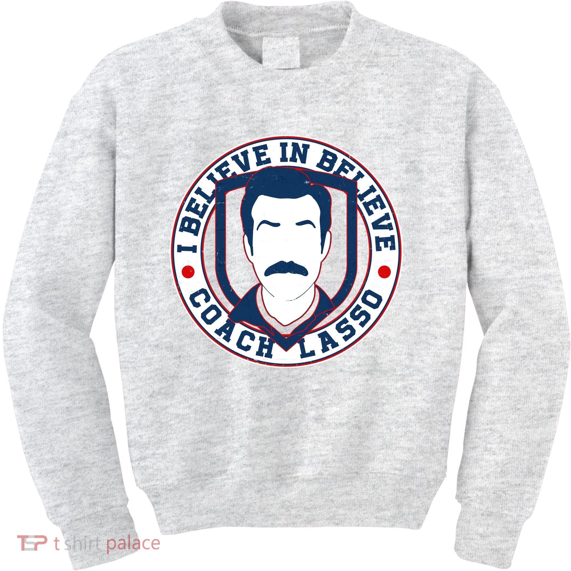 I Believe In Believe Coach Lasso Emblem Kids Sweatshirt