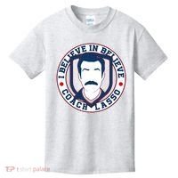 I Believe In Believe Coach Lasso Emblem Kids T-Shirt thumb 0