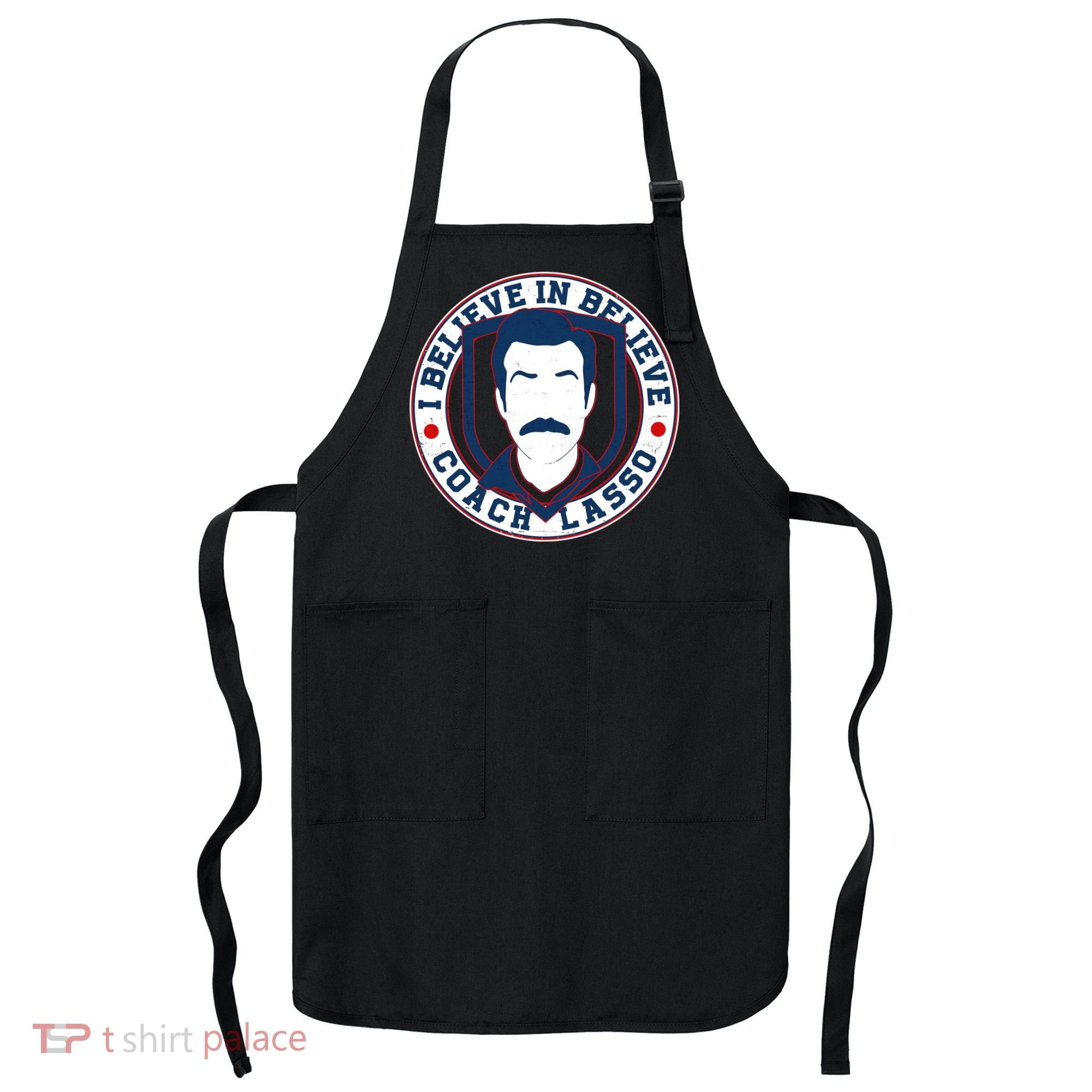 I Believe In Believe Coach Lasso Emblem Apron