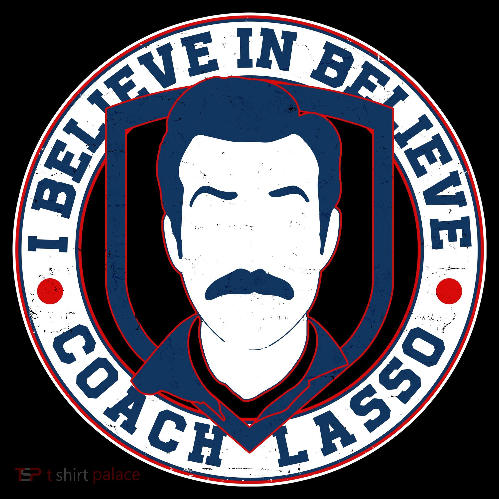I Believe In Believe Coach Lasso Emblem Coffee Mug