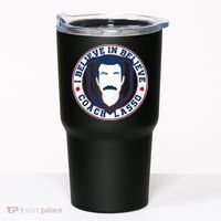 I Believe In Believe Coach Lasso Emblem Tumbler thumb 0