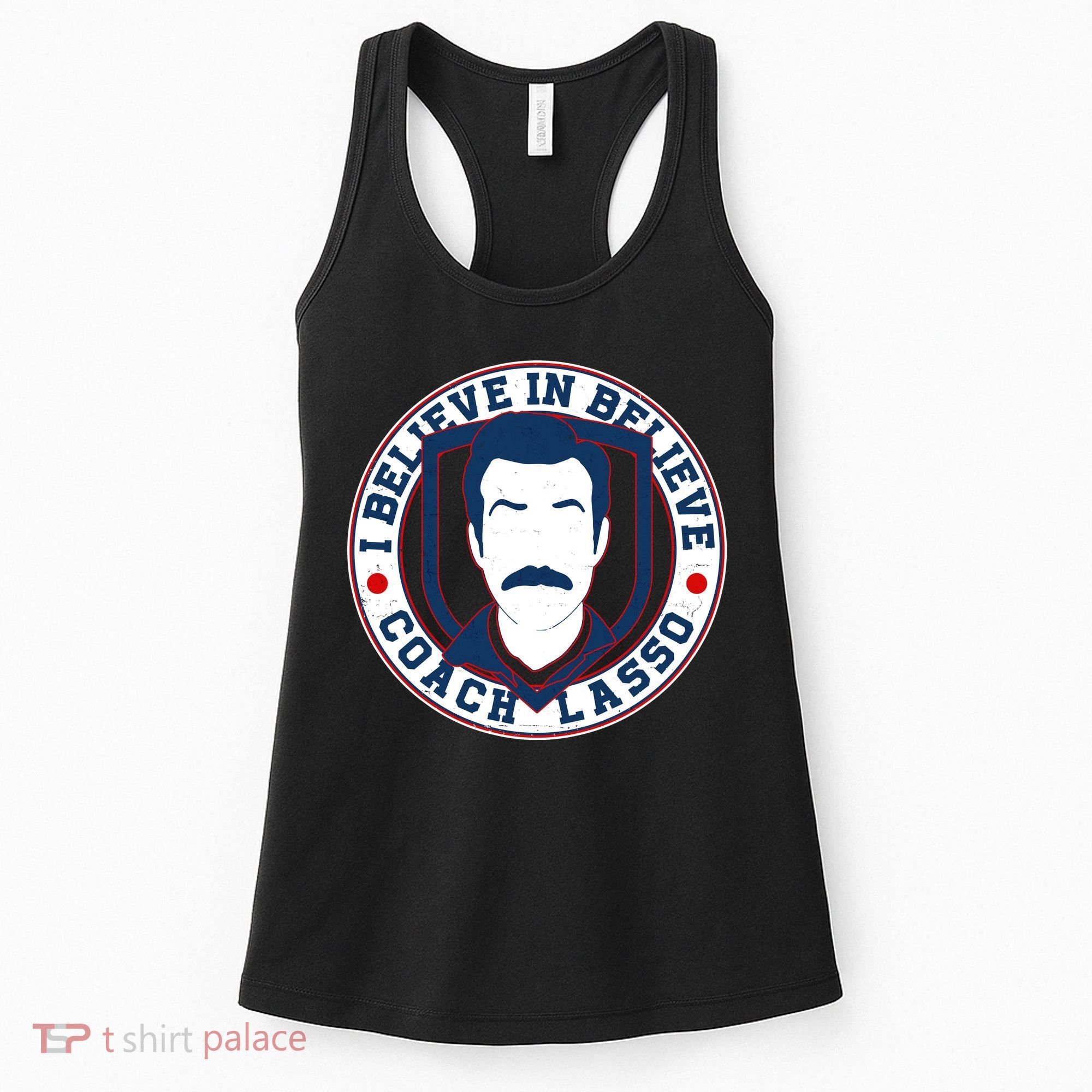I Believe In Believe Coach Lasso Emblem Women's Tank Top