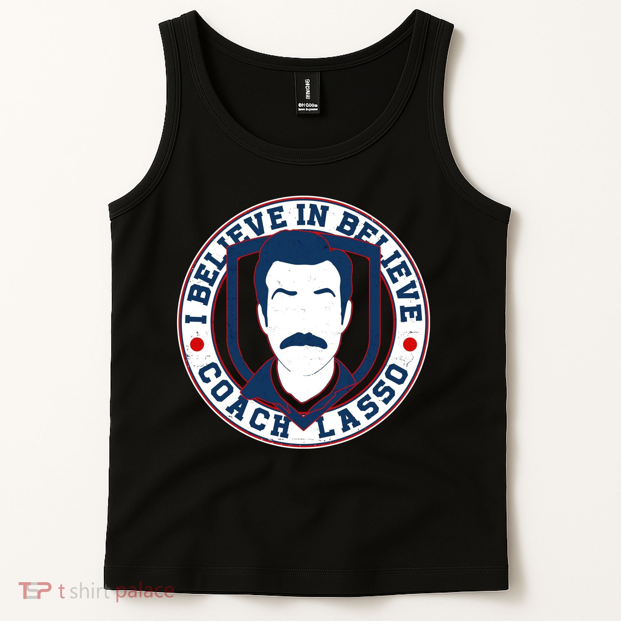 I Believe In Believe Coach Lasso Emblem Tank Top